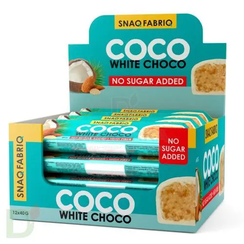 Батончик Snaq Fabriq глазированный Кокосово-миндальный десерт 40гр* в Минске