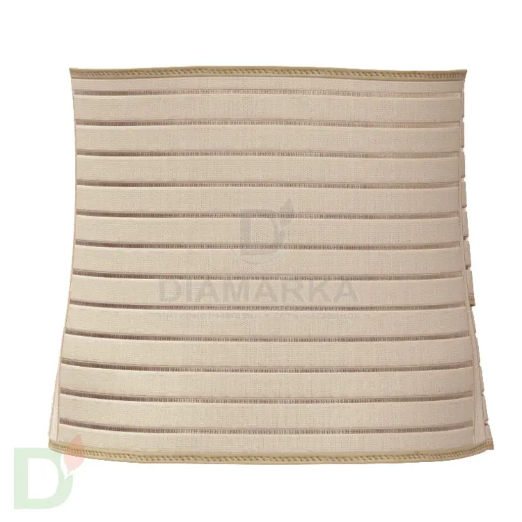 Бандаж B.Well на брюшную стенку W-422 медицинский с двойной застежкой бежевый