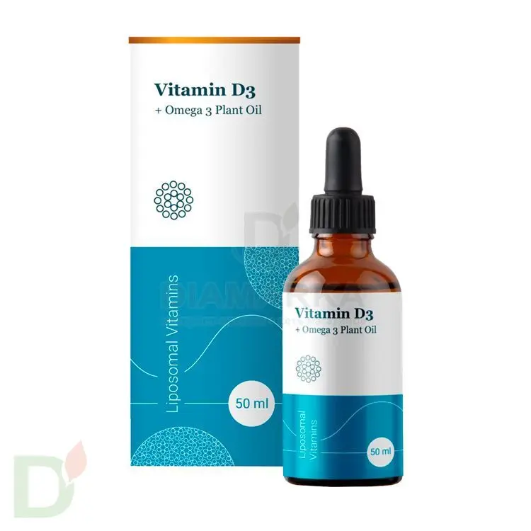 Витамины Liposomal Vitamins D3 + OMEGA 3, 50мл флакон