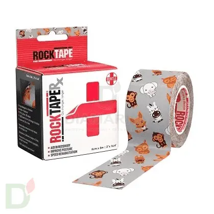 Тейп ROCKTAPE RX  5 см.*5 м. Животные