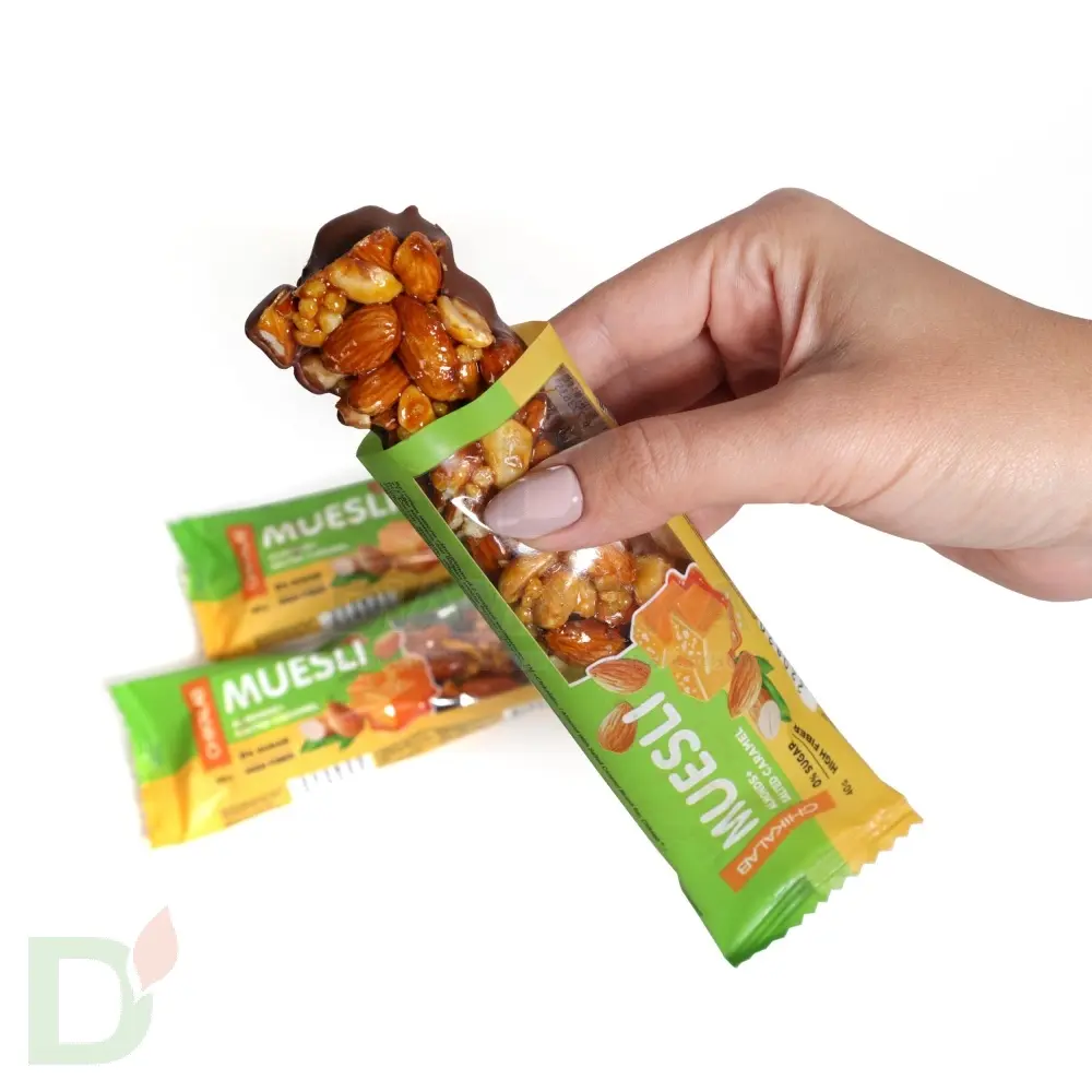 Батончик мюсли CHIKALAB миндальный с соленой карамелью 40 гр. в Минске