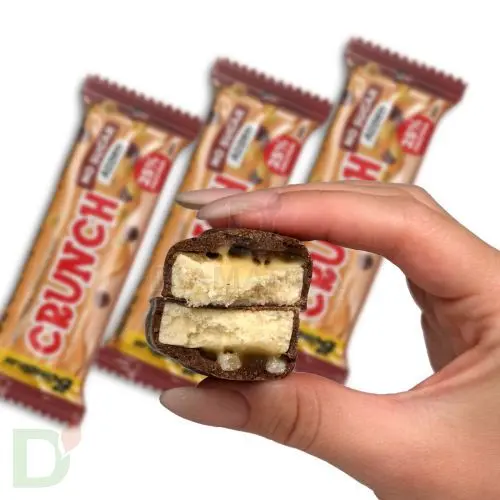 Батончик протеиновый BOMBBAR глазированный Кранч Ваниль Чизкейк 50гр. в Минске