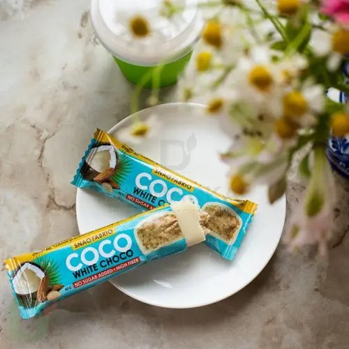 Батончик Snaq Fabriq глазированный Кокосово-миндальный десерт 40гр* в Минске