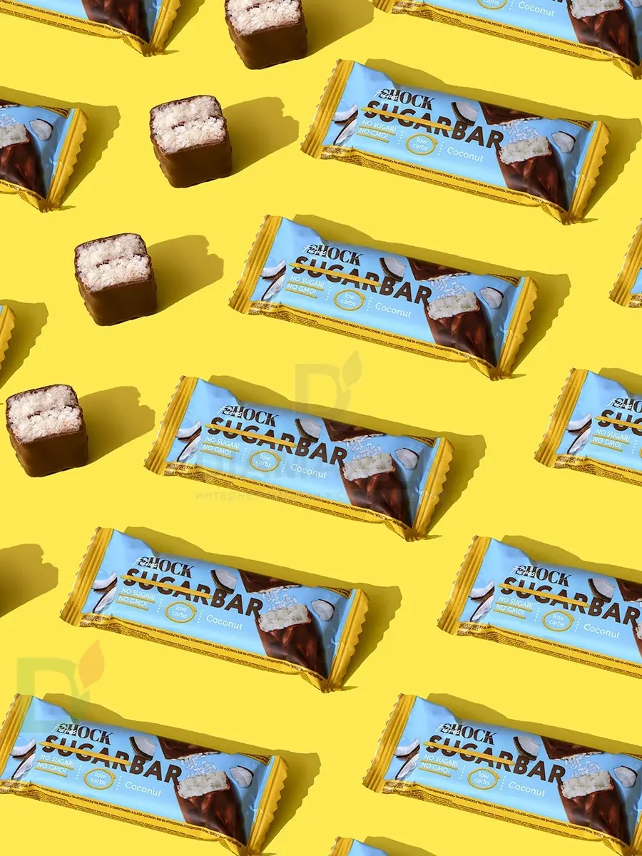 Батончик протеиновый FitnesShock Кокос 50гр. в Минске