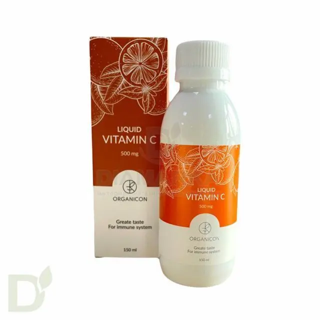 Витамины Liquid ORGANICON Vitamin C 500 мг, 150мл в Минске