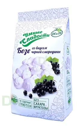 Безе без сахара Умные сладости Чёрная смородина 70гр. в Минске