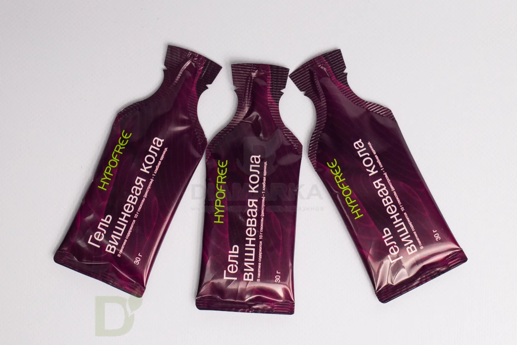 Гель HYPOFREE DIAMARKA 1ХЕ Вишневая Кола, мягкая упаковка, 10 саше по 30мл в Минске