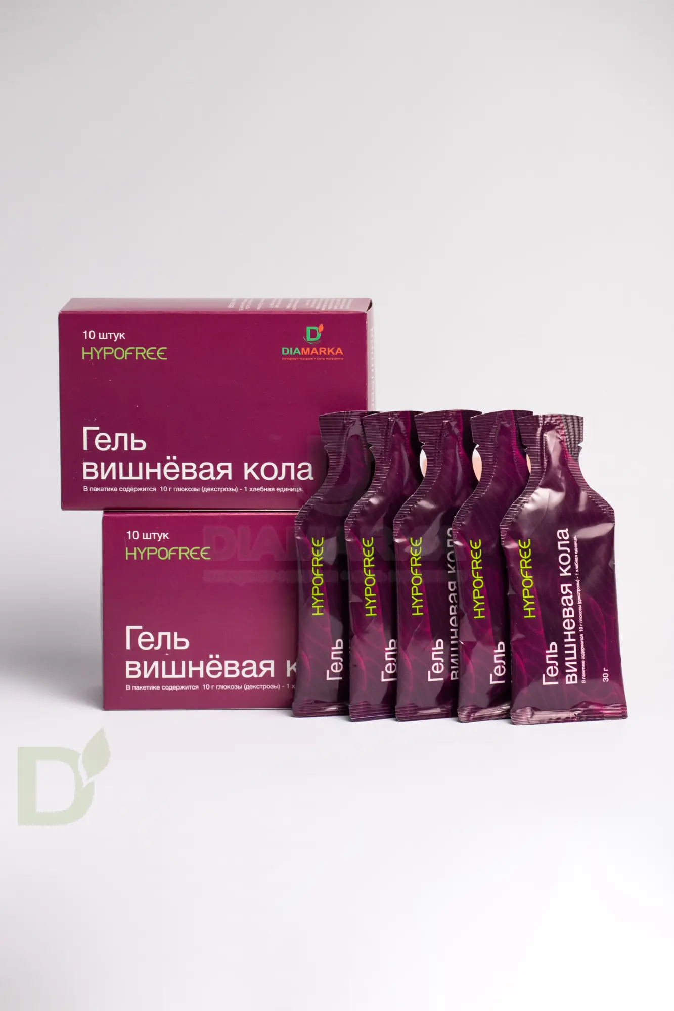 Гель HYPOFREE DIAMARKA 1ХЕ Вишневая Кола, мягкая упаковка, 30мл в Минске