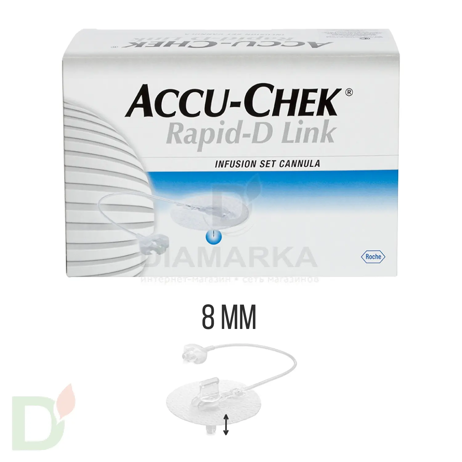Акку-Чек Репид-Д Линк, игла 8 мм, 1 шт. в Минске