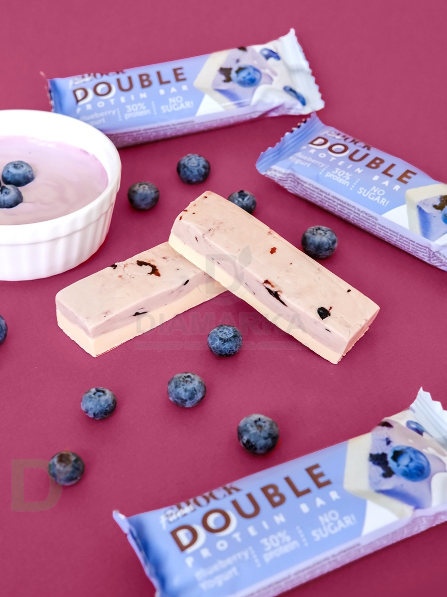 Батончик протеиновый FitnesShock Черничный йогурт 40гр.