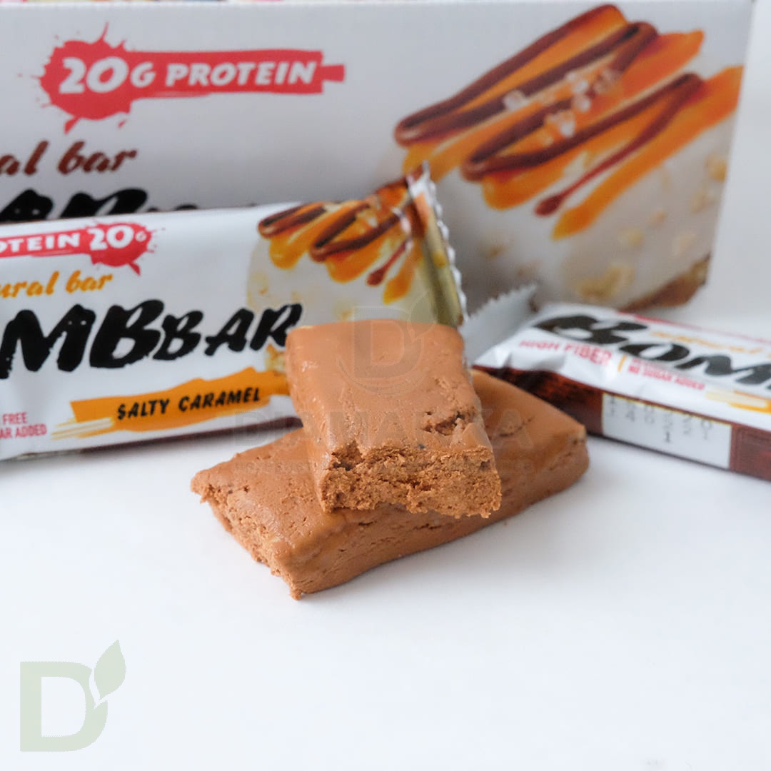 Батончик BOMBBAR Соленая карамель 60 гр.