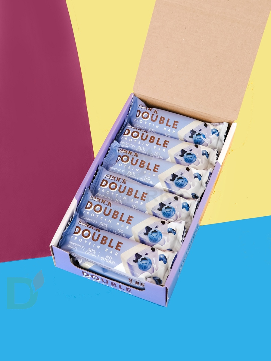 Батончик протеиновый FitnesShock Черничный йогурт 40гр. в Минске