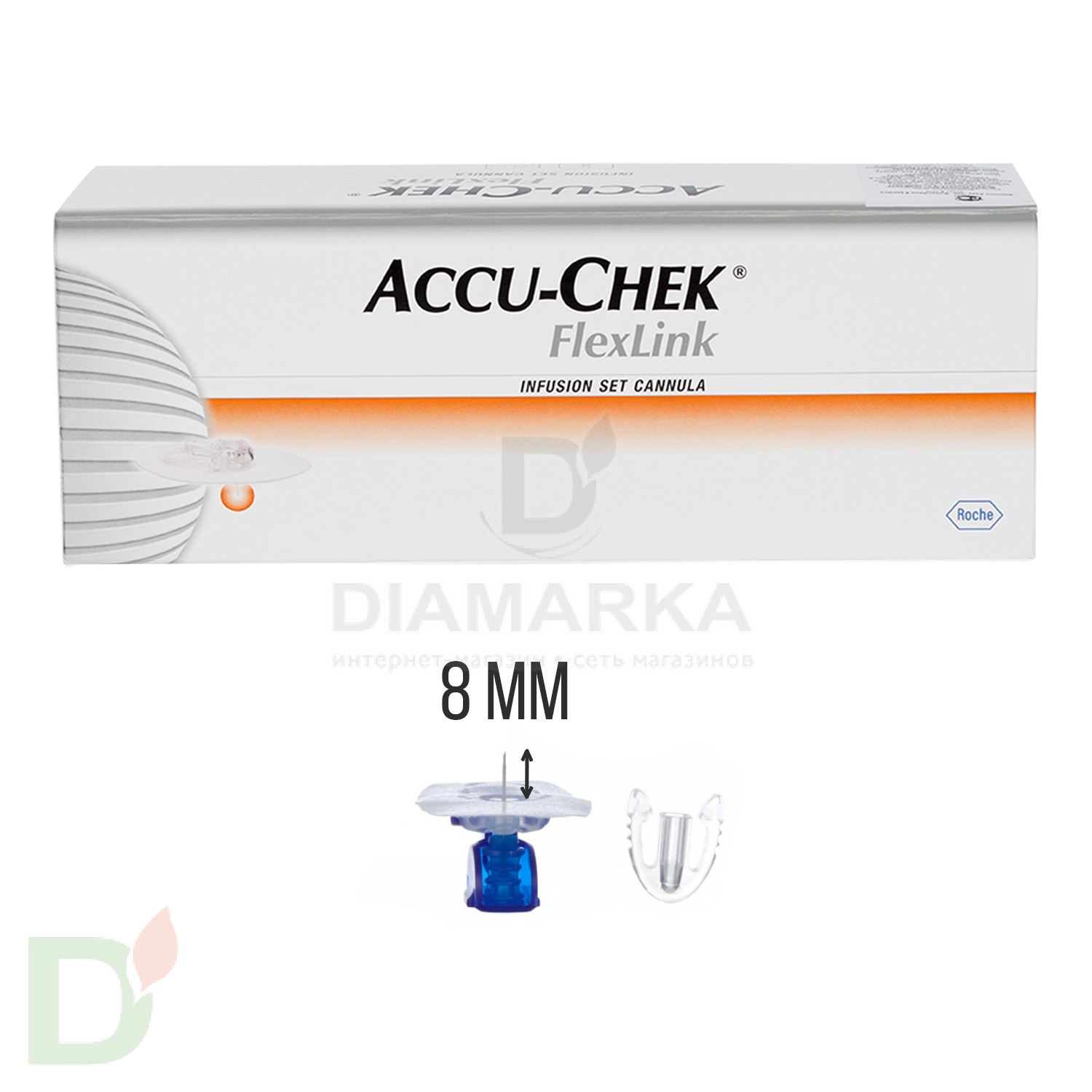 Акку-Чек Флекс-Линк, игла 8 мм (канюля), 1 шт. в Минске