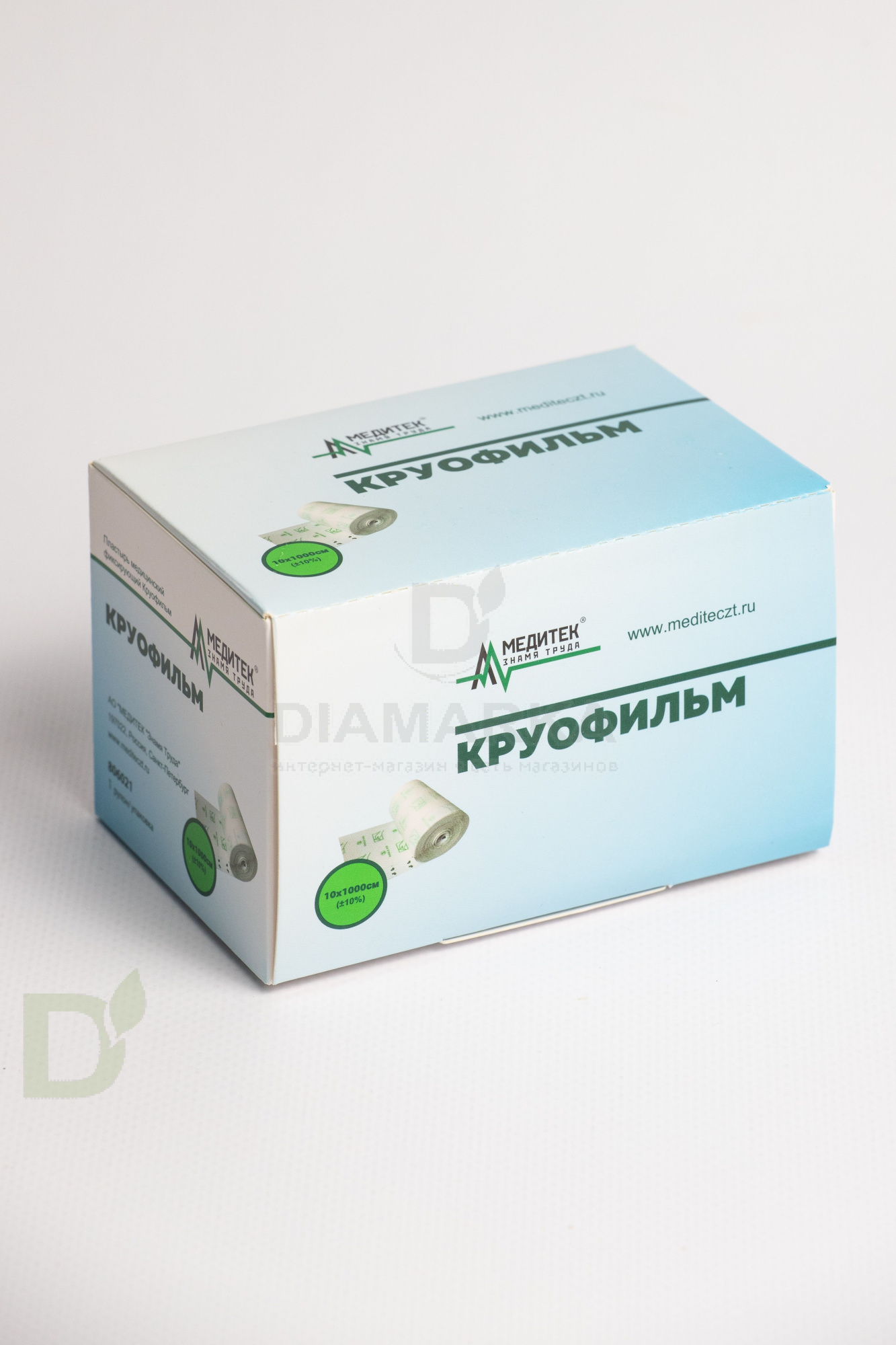 Пластырь прозрачный плёночный в рулоне Медитек Круофильм, 10см х 10м