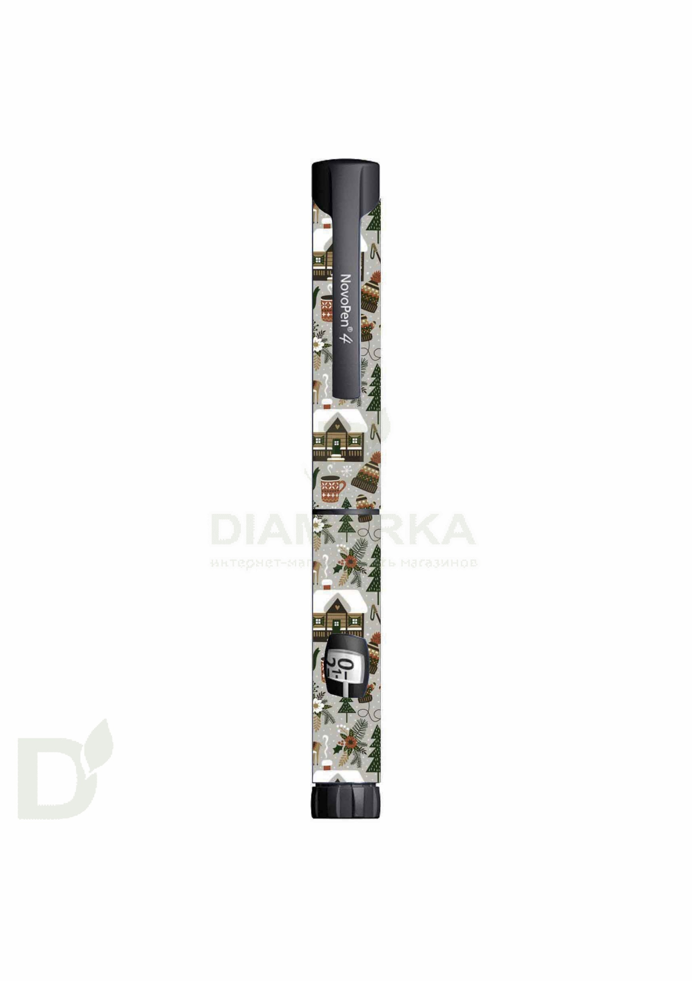 Наклейка на шприц-ручку НовопенЭХО и Новопен4