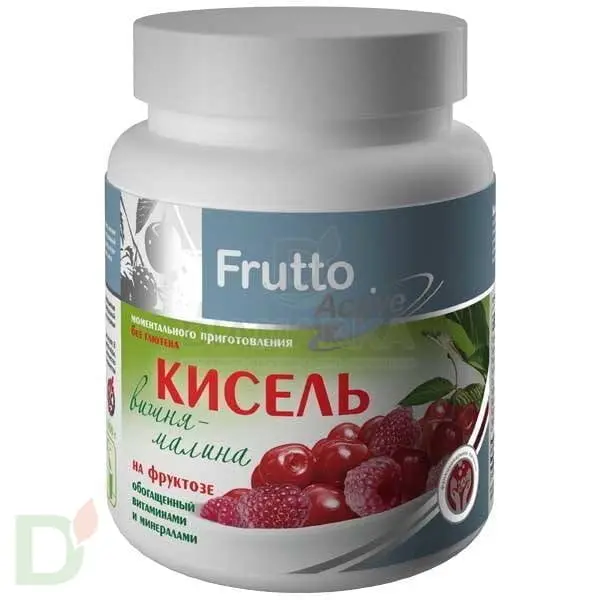 Кисель быстрорастворимый на фруктозе "Вишня-малина", 300 г