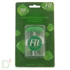 ФитПарад № 20 заменитель сахара на основе стевии, 300 таблеток