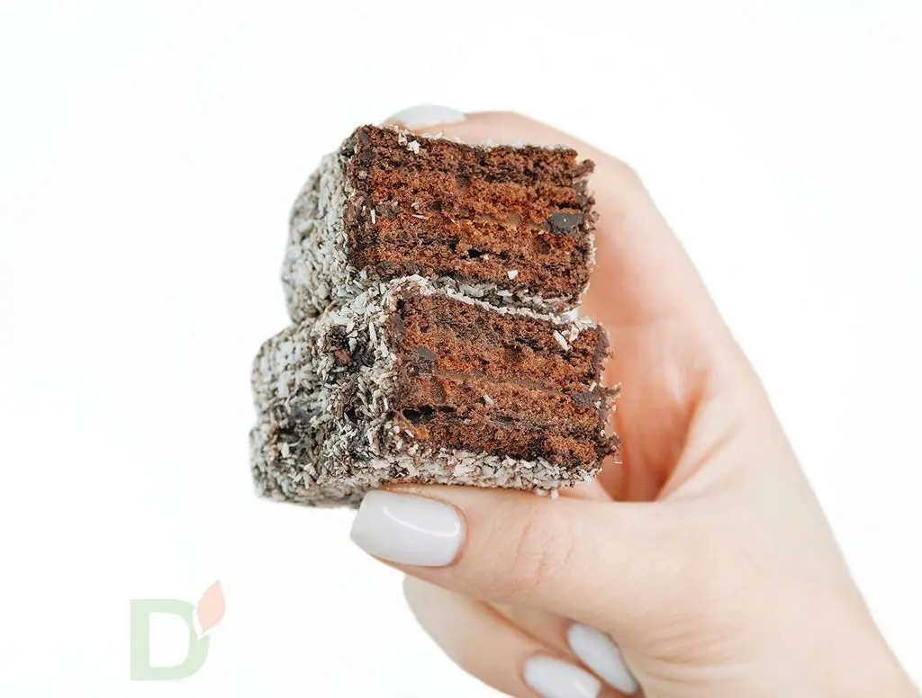 Пирожное ProteinRex протеиновое без сахара, Ламингтон шоколадный, 50гр.