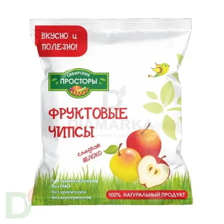 Чипсы фруктовые Сладкое яблоко, 20г