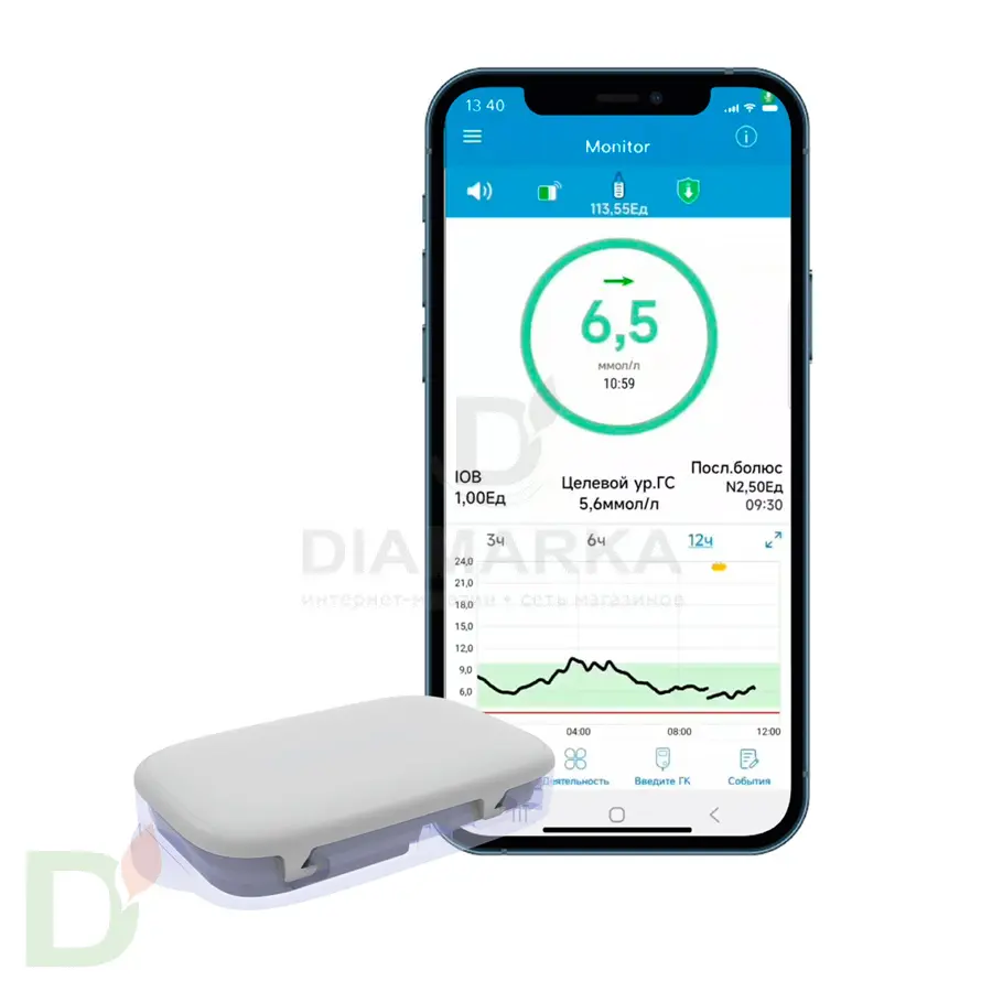 Сенсор для мониторирования глюкозы Medtrum TouchCare CGM Nano, MD3658