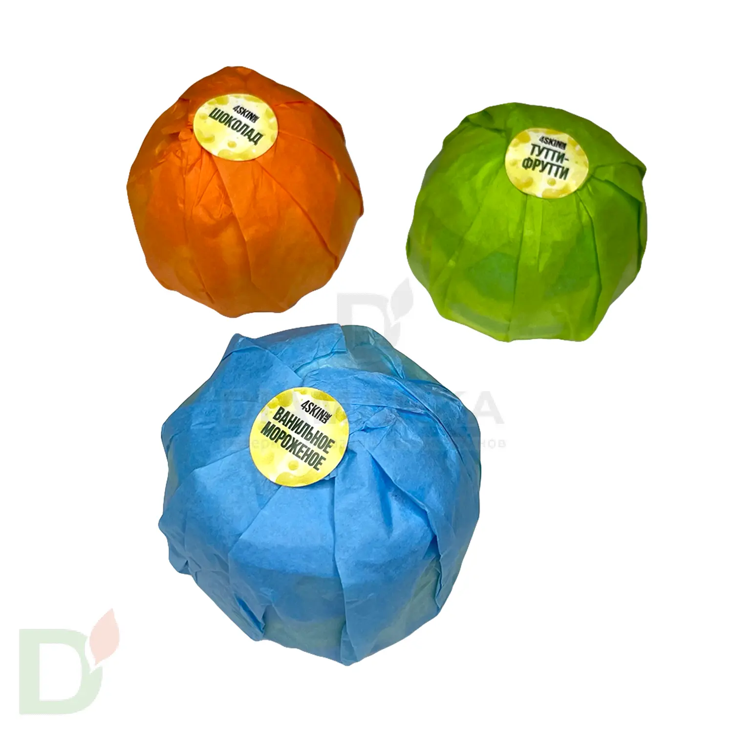 Бокс - Бомбочки для ванны детские (з шт в комплекте) в Минске