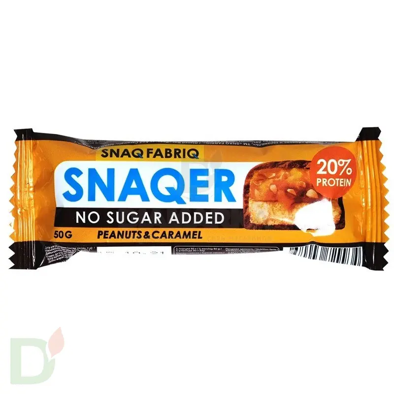 Батончик глазированный Snaq Fabriq Snaqer Арахис-Карамель, 50 гр в Минске