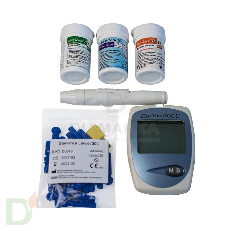 Биохимический анализатор ИзиТач (EasyTouch GCU) (глюкоза, холестерин и мочевая кислота в крови) в Минске